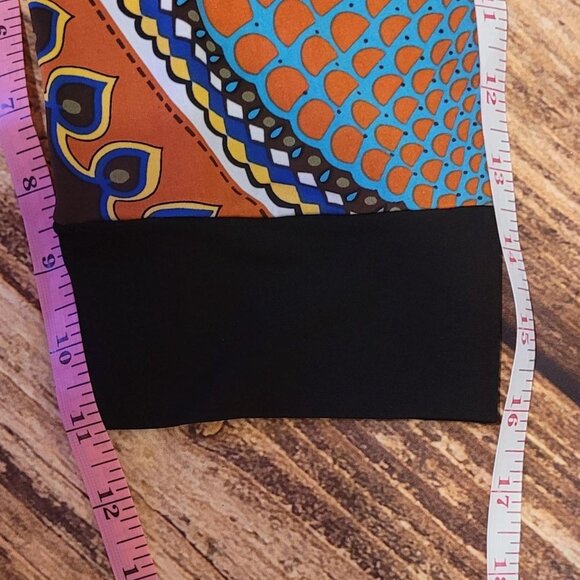 Bohemian Print Top Small Fall Earthy Tones - Picture 4 of 4